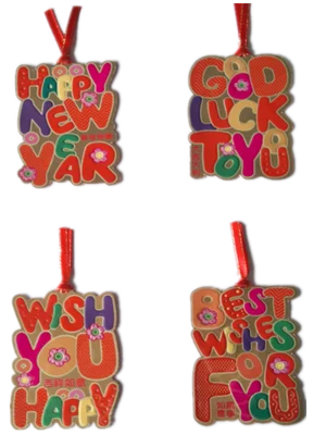 2019 китайский новый год нерегулярные английские Panda пароход слова бумажные пакеты