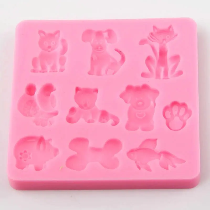 

Cartoon Animal Silicone Cake Mold Sugar Craft Fondant Chocolate Baking Mold Cake Decorating Tools
