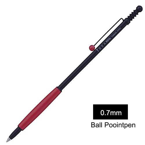 Красная точка дизайн награда японский Tombow Zoom 707 Стрекоза металлический корпус 0,5 мм механический карандаш/0,7 мм масляная Шариковая ручка для дизайна - Цвет: 07mm  ballpoint pen