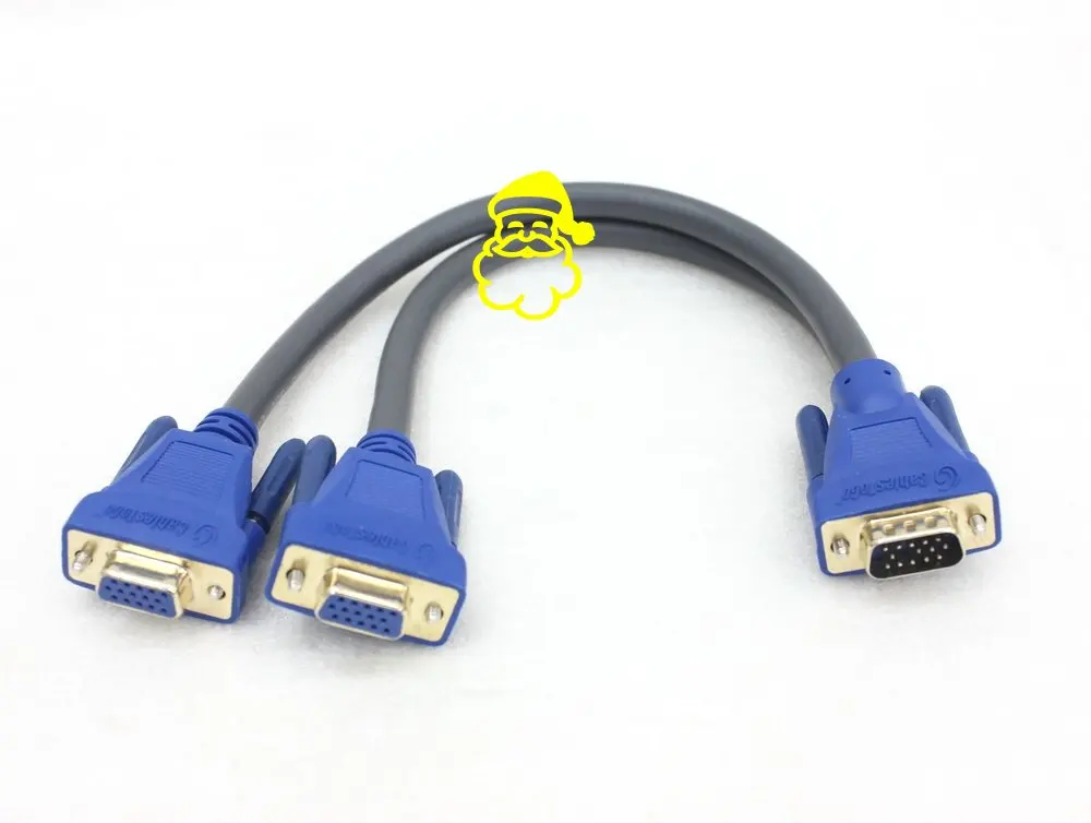 Y разветвитель для монитора VGA/SXGA кабель кабелей C2G Go 29610One HD15 штекер два гнездо