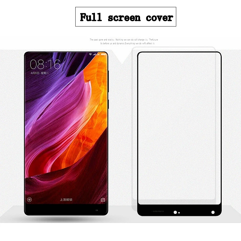 ROROBICO Для Xiaomi Mi Смешивания Pro Закаленное Стекло 99% HD Vision Screen Protector Mix 9 H Твердость
