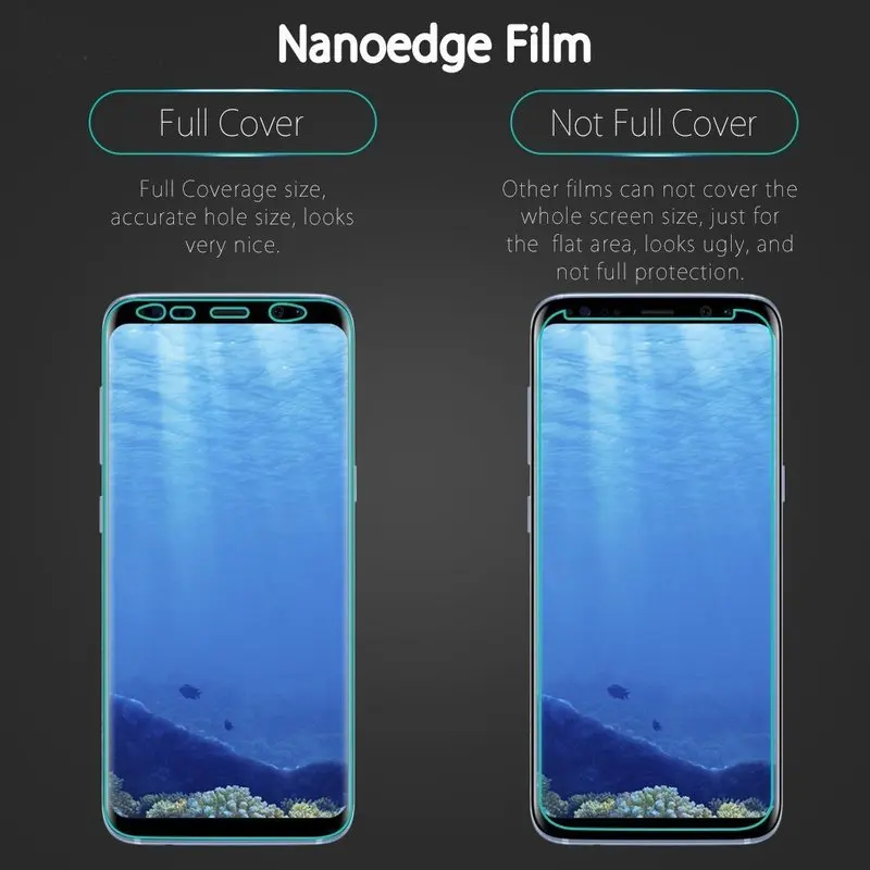 Мягкая пленка из ПЭТ не закаленное стекло для Samsung Note 9 Защитное samsung galaxy s8 s9 note8 a8