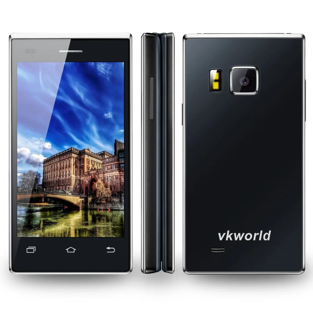 Оригинал VKworld T2 3 Г WCDMA Флип Мобильный Телефон 4.0 'ɺndroid 5.1 MTK6580 Quad Core Dual SIM 1 RAM 8 ROM