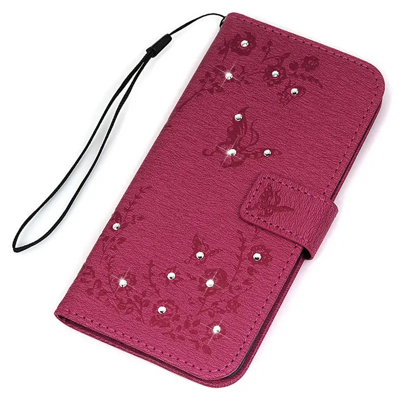 TURATA кожаный чехол для samsung Galaxy S10/S10 плюс задняя крышка Bling Алмаз Флип Бумажник