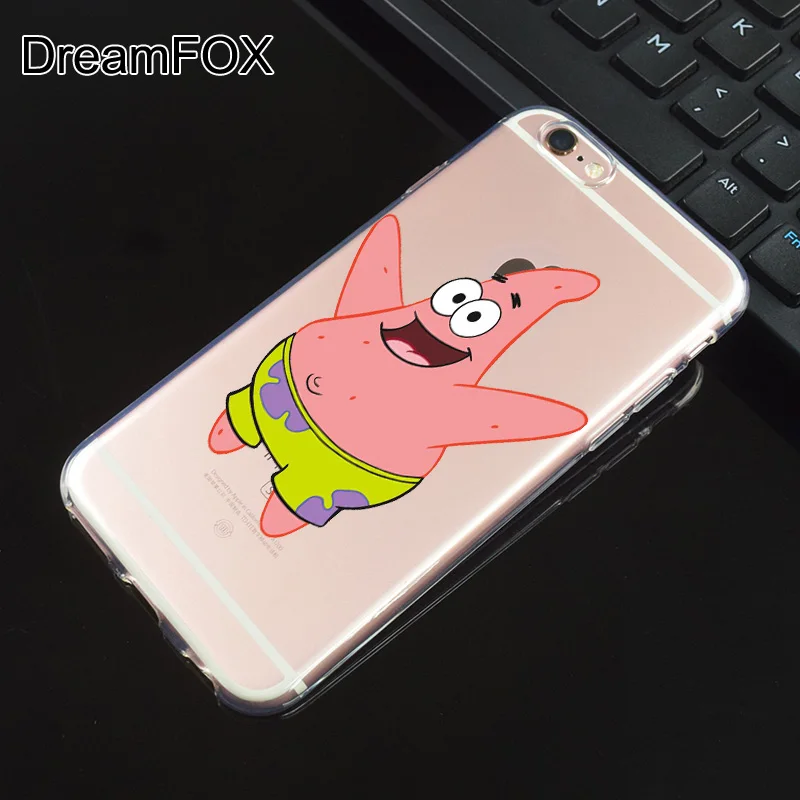 L072 Патрик звезда Мягкий ТПУ силиконовый чехол для Apple iPhone 11 Pro X XR XS Max 8 7 6 6S Plus 5 5S SE 5C