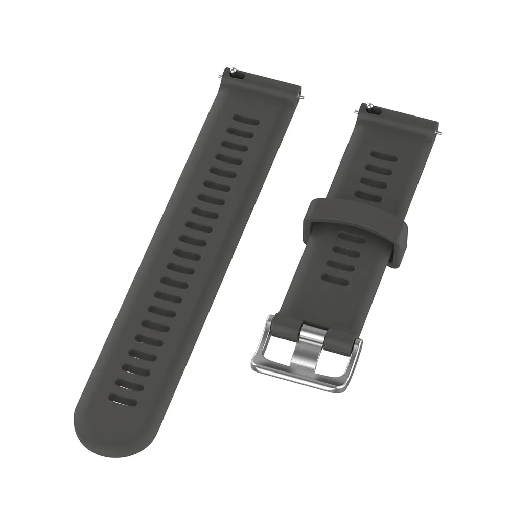 Gray 20 ремешок для часов, мм для Garmin Forerunner 245/645/245 M/Vivoactive 3 силиконовый смарт-ремешок для наручных часов для Galaxy watch 42 мм браслеты - Цвет ремешка: Gray