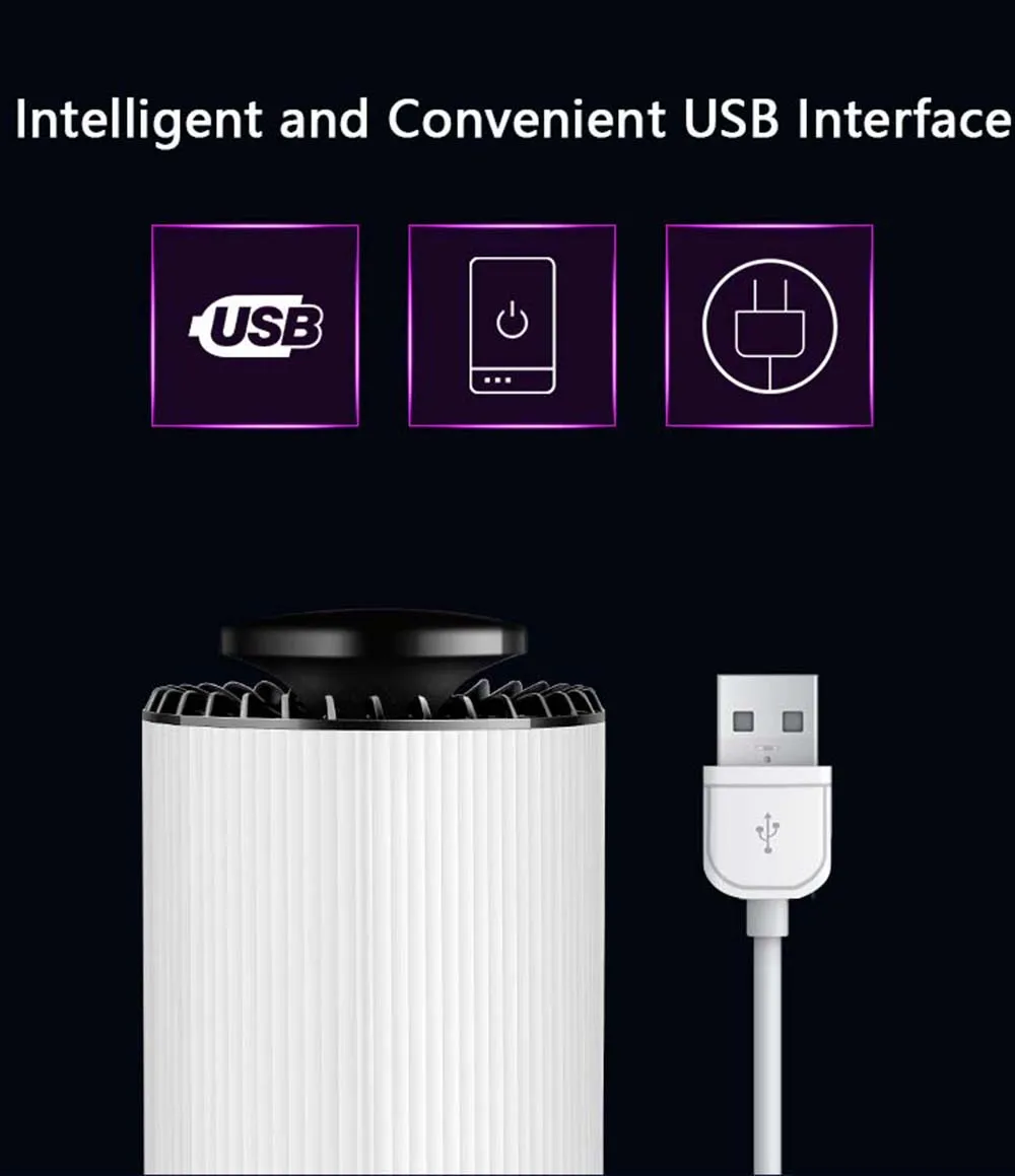 Электрическая противомоскитная лампа USB анти муха ошибка Zapper лампа ловушка для насекомых для дома борьба с вредителями москитный убийца светильник