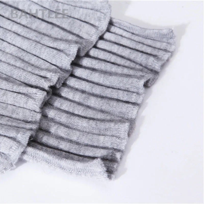 Женский свитер из мериносовой шерсти BAHTLEE вязаный пуловер с высоким воротником и