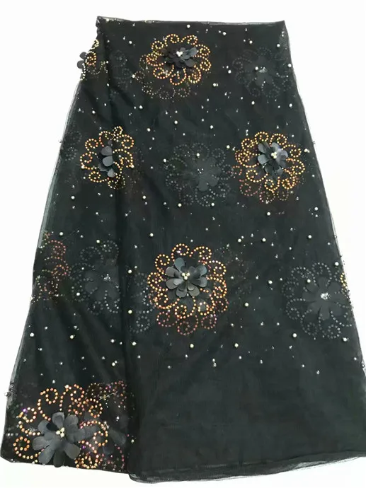 Горячая Распродажа французское кружево 5 ярдов/Лот дешевые африканские бусины 2018