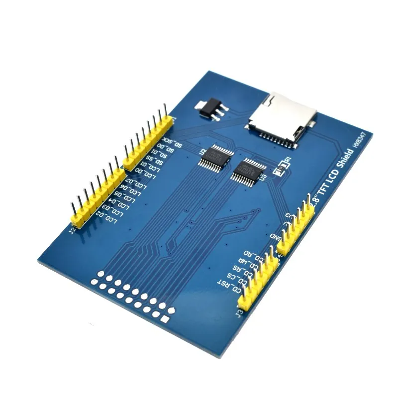 WAVGAT 2,8 дюйма 3,3 В 300 мА TFT lcd Щит сенсорный дисплей модуль для Arduino UNO с резистивной сенсорной панелью DIY Kit