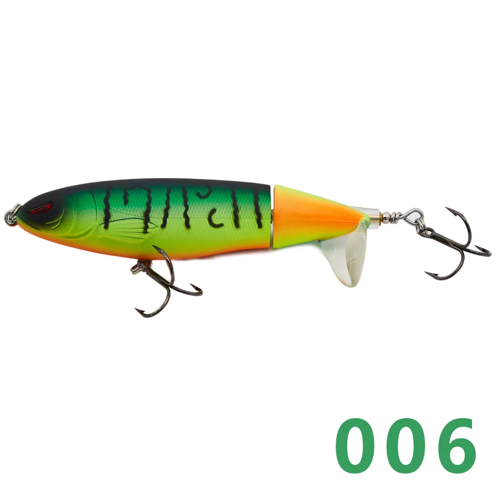 006 Hunthouse Whopper Plopper 90 мм 130 мм крючки происхождения вращающийся воблер окунь пропеллер твердая приманка плавающая приманка Whopper Поппер 9 см 13 см - Цвет: 006