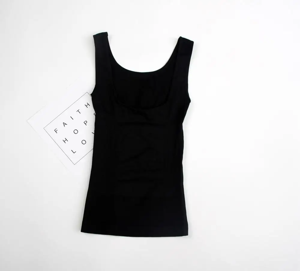 black Корректирующее белье, бесшовное облегающее боди, Женский корсет для похудения живота, пот, сауна, утягивающий корсет для живота, корсет-топы - Цвет: black