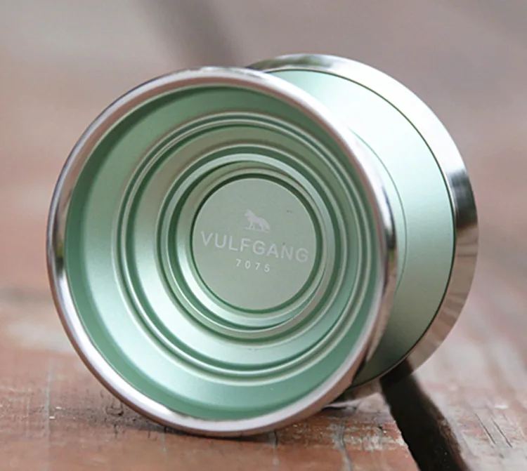 black white MAGICYOYO M09-VULFGANG& 7075 YOYO Профессиональный 7075 Алюминиевый металлический йо-йо ограниченный выпуск - Цвет: black white