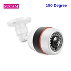 Камера видеонаблюдения SUCAM Full HD, водонепроницаемая IP-светильник из пластика, 2 Мп, 36 светодиодов, угол обзора 180 градусов, 1080P, ONVIF, объектив рыбий глаз