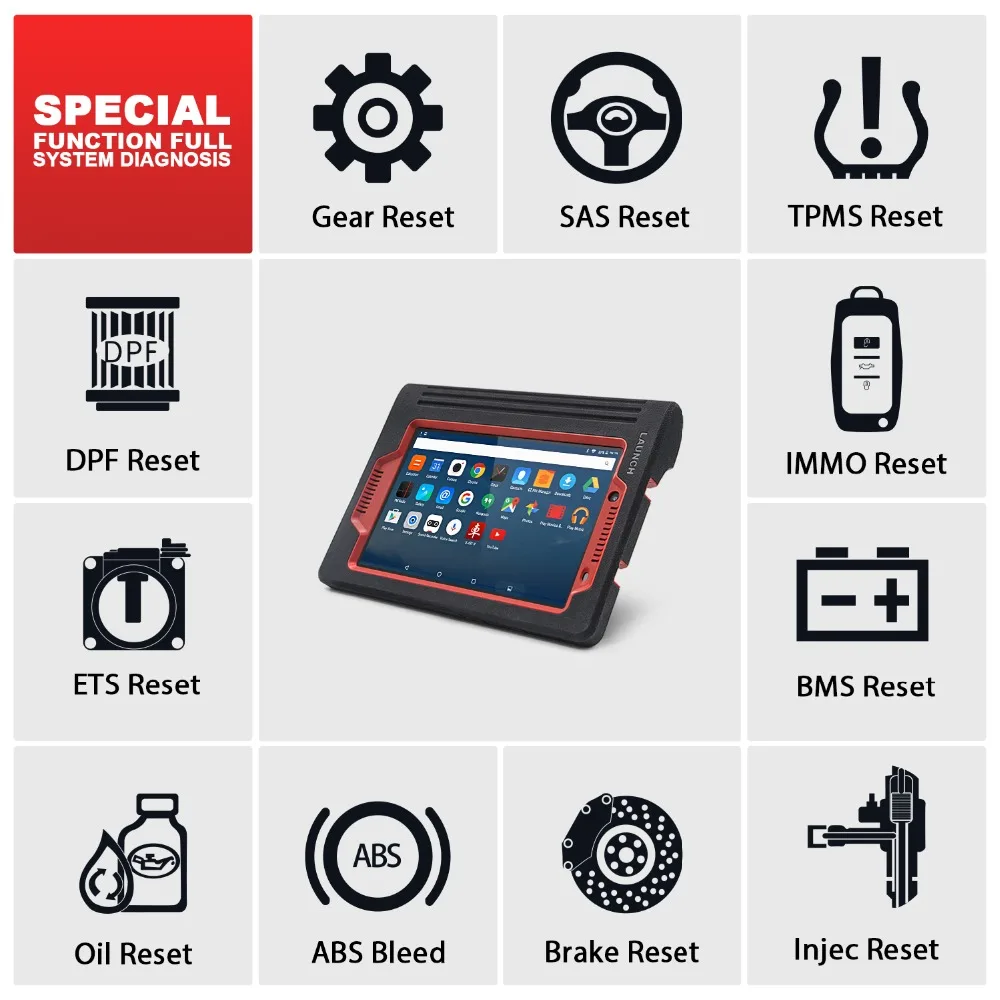 Новейший launch X431 V Wifi/Bluetooth 8 дюймов планшет полная система Авто OBD2 автомобильный диагностический инструмент считыватель кода 2 года бесплатное обновление X431V
