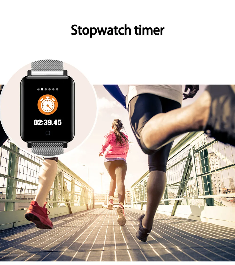 M19 Смарт часы кровяное давление фитнес трекер Smartwatch для мужчин IP67 Водонепроницаемый умный Браслет reloj inteligente