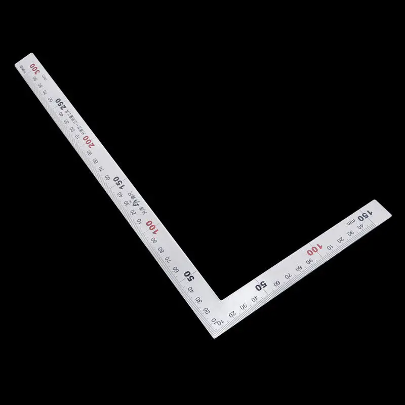 HOT 15x30cm 90 Degree Angle Metric Try Mitre Square Ruler Scale Stainless Steel New | Инструменты