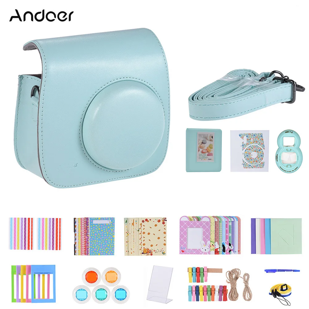 Набор аксессуаров Andoer 14 в 1 для камеры Fujifilm Instax Mini 9/8 +/8|instax kit|kit instaxfujifilm instax |