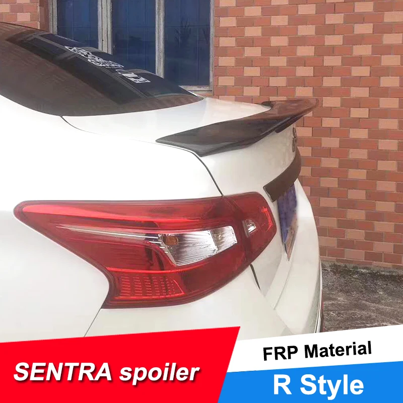 JNCFORURC Задняя Крышка багажника автомобильный спойлер для Nissan SENTRA 2012 13 14 15 16 17 18 FRP