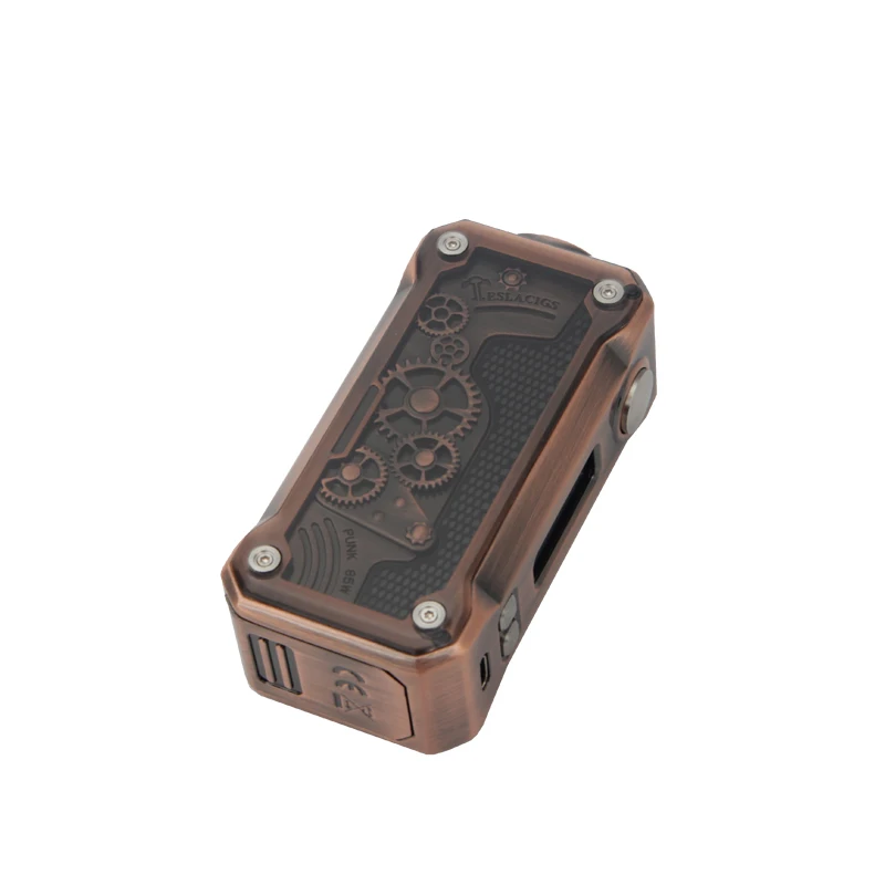 Оригинальный Teslacigs панк 85 Вт мод электронная сигарета с 510 резьбой fit 18650