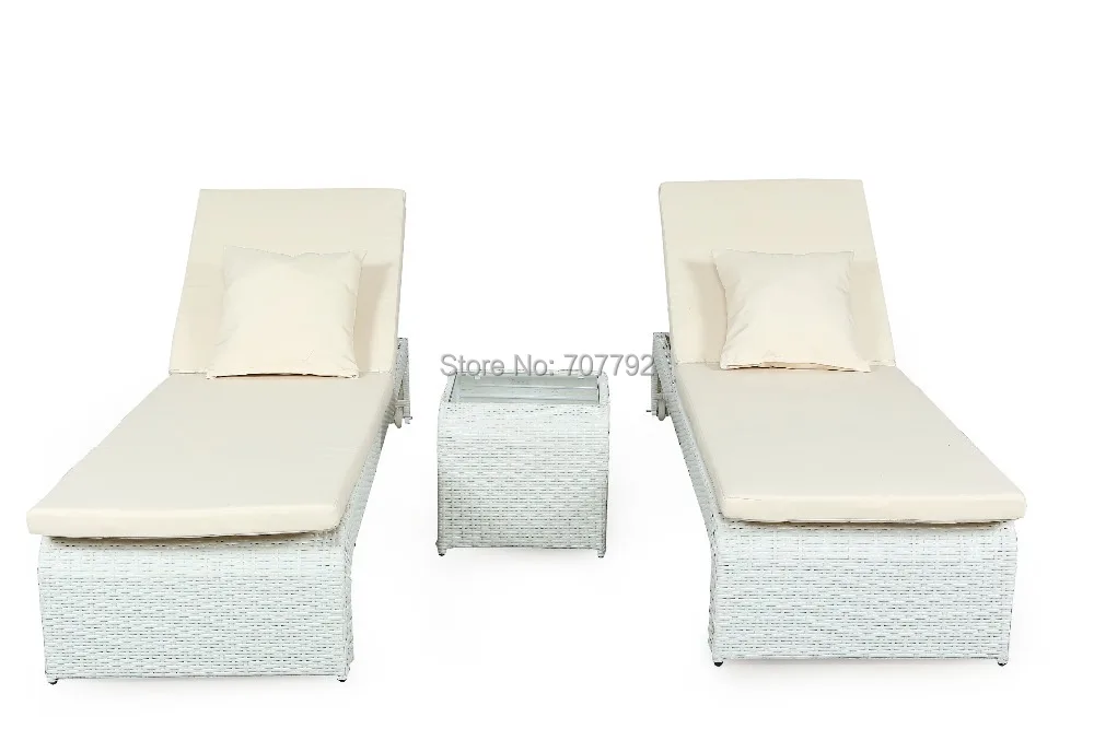 Современный дизайн балкона ротанговый садовый шезлонг|rattan chaise lounge|rattan loungelounge garden