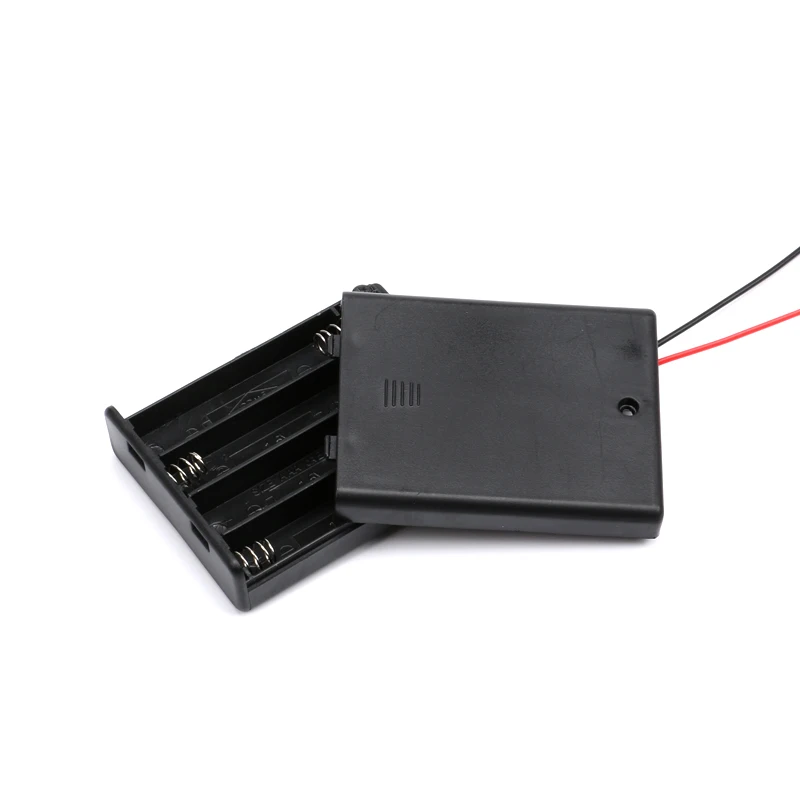 Новинка 2 /3/4 * AAA чехол для хранения батарей держатель с переключателем вкл/выкл и