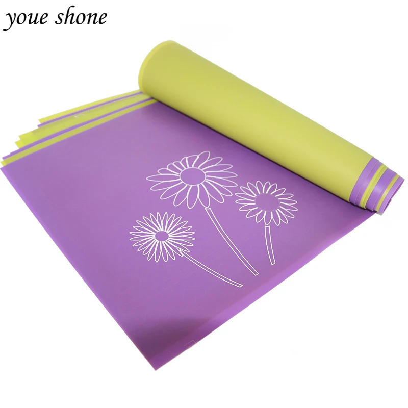 Новинка 2017 года цветок скороговоркой антипригарным силиконовый коврик для