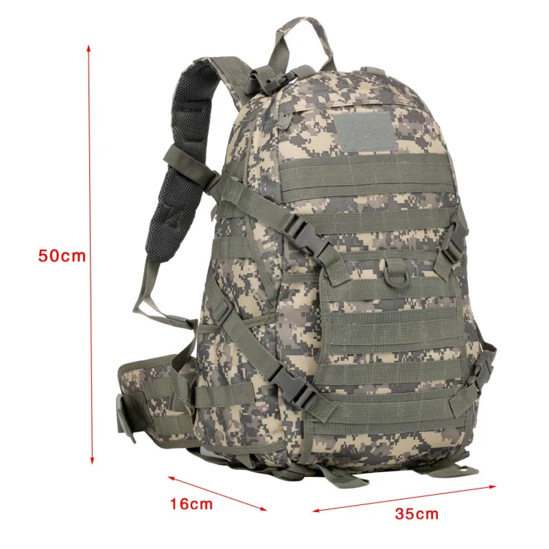 Портативный мужской Военный Рюкзак Molle камуфляжные дорожные сумки 40л