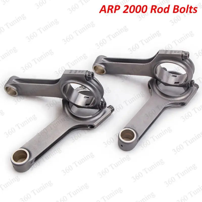 Шатун шатун bielle подходят BMW M60 M60B40 4.0L M62 4.4L ARP 2000 сбалансированный 4340 кованые tuv 143 мм