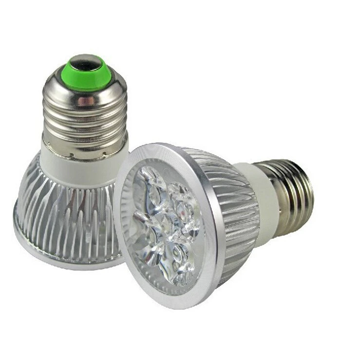 Бесплатная доставка 10X led GU10 12 Вт база холодный белый теплый 4X3W светодиодная