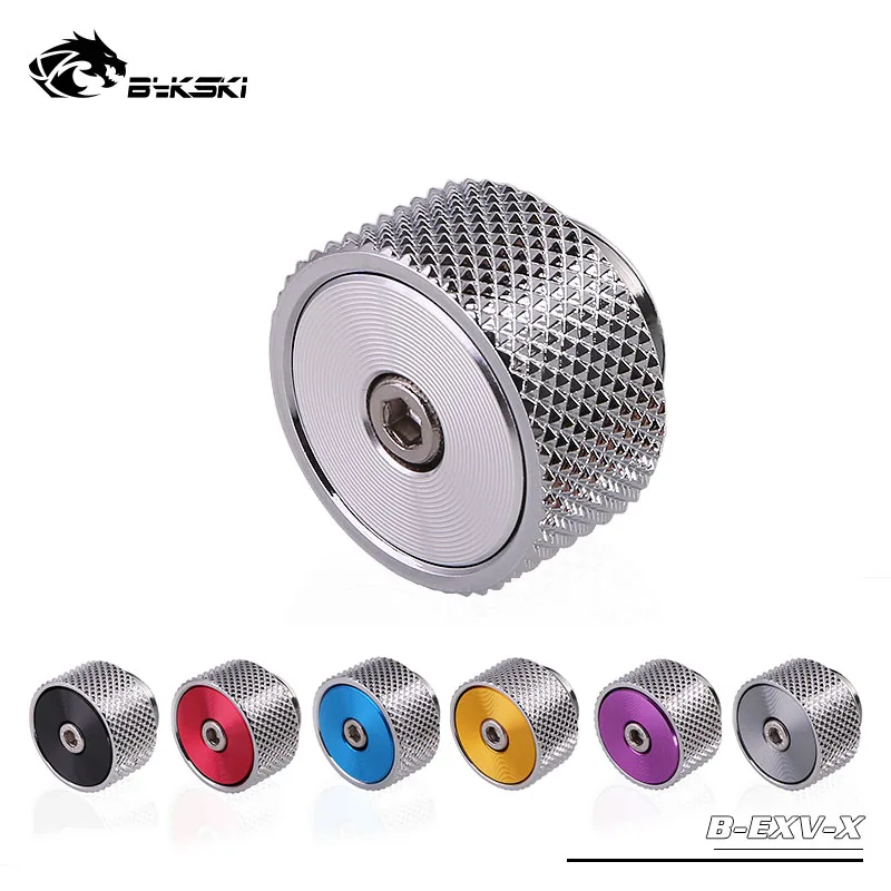 BYKSKI G1/4 ''отпустите воздушную заглушку латунный ручной выпускной клапан воздушный клапан Герметичный замок для системы водяного охлаждения