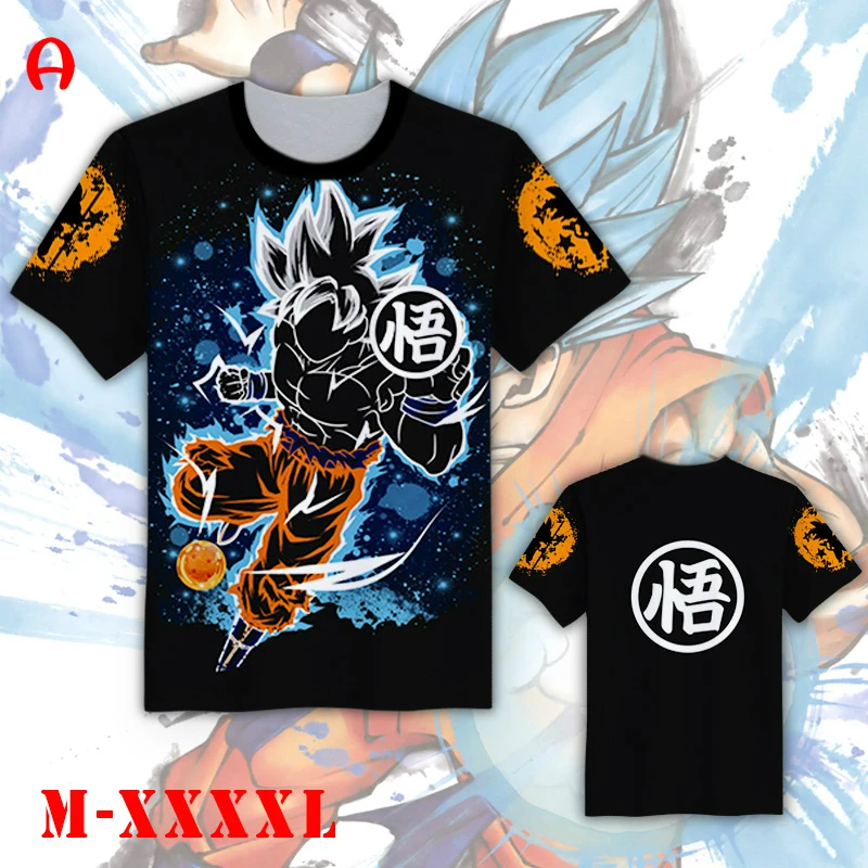 Giancomics Dragon Ball футболка Супер Саян Сон Гоку рисунок короткий рукав Лето Хлопок