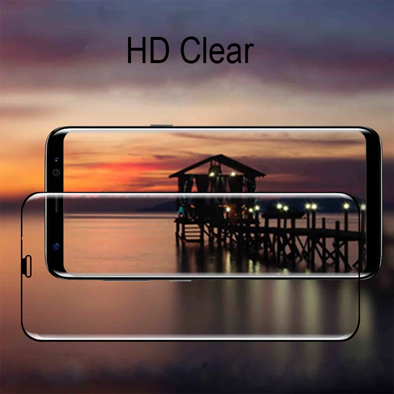 Защитное стекло закаленное 3d для Samsung Galaxy S9/S8 Plus/Note 9/8/S7/S6 Edge|Защитные стёкла и