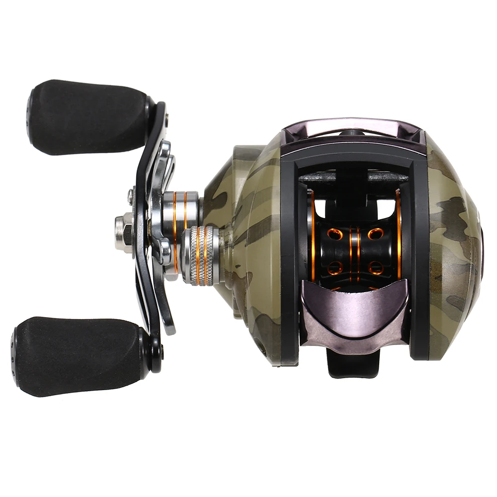 Baitcast Fishing Reel 12+1 Ball Bearings Baitcasting Baitcaster Tackle Lightweight High Speed 8.1:1 Gear Ratio | Спорт и развлечения