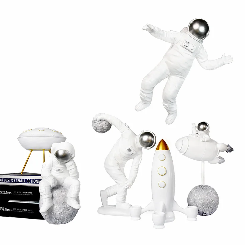 2019 Simulation Pvc Figure Astronaut Spaceman Model Ornaments Dolls Toy Joints Movable Decoration Christmas Birthday Gift | Игрушки и