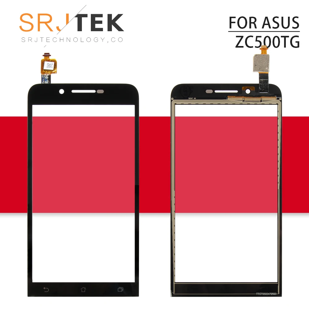 Srjtek для Asus ZenFone Go ZC500TG Z00VD переднее стекло сенсорный экран панель дигитайзер