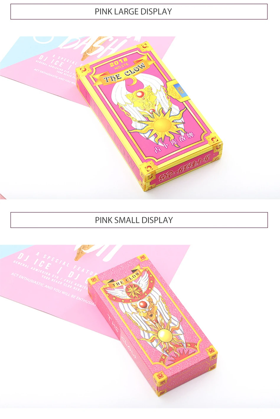 1 комплект Аниме Sakura Cardcaptor Clow Card Косплей Prop KINOMOTO SAKURA Card Hope Card Cardptor карты с Сакурой Таро аниме периферия