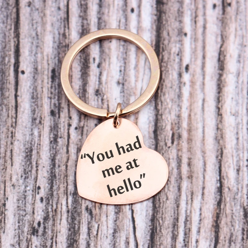 Новые изящные брелки с гравировкой надписью Hello|Брелоки| |