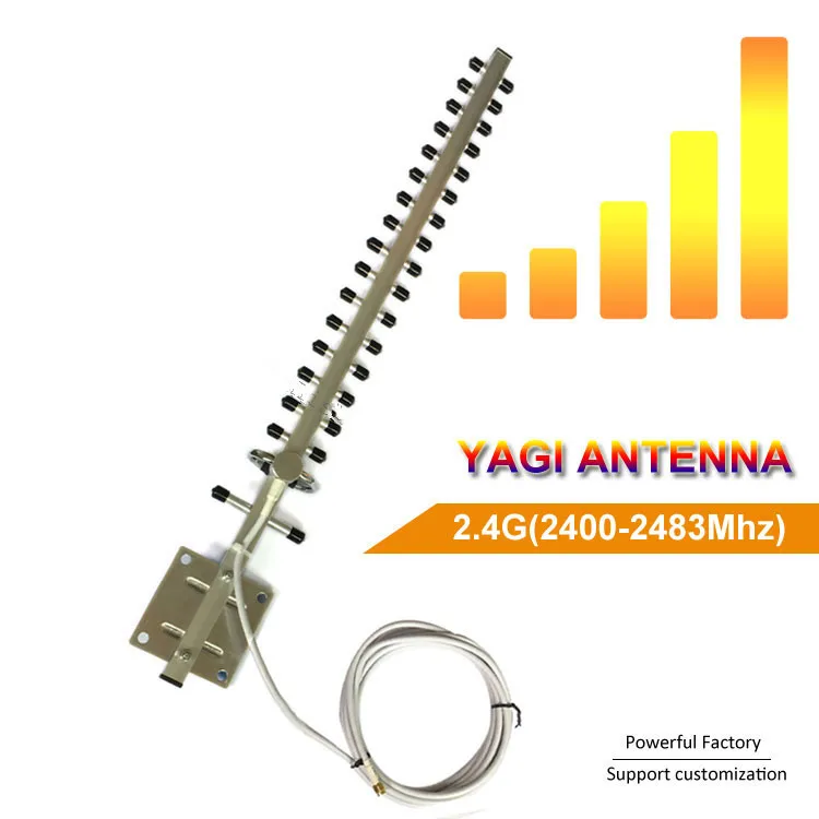 Антенна Yagi LTE 4G 433 мгц наружная антенна yagi с прямым wifi 2 4g 18dbi 1 шт. | Мобильные