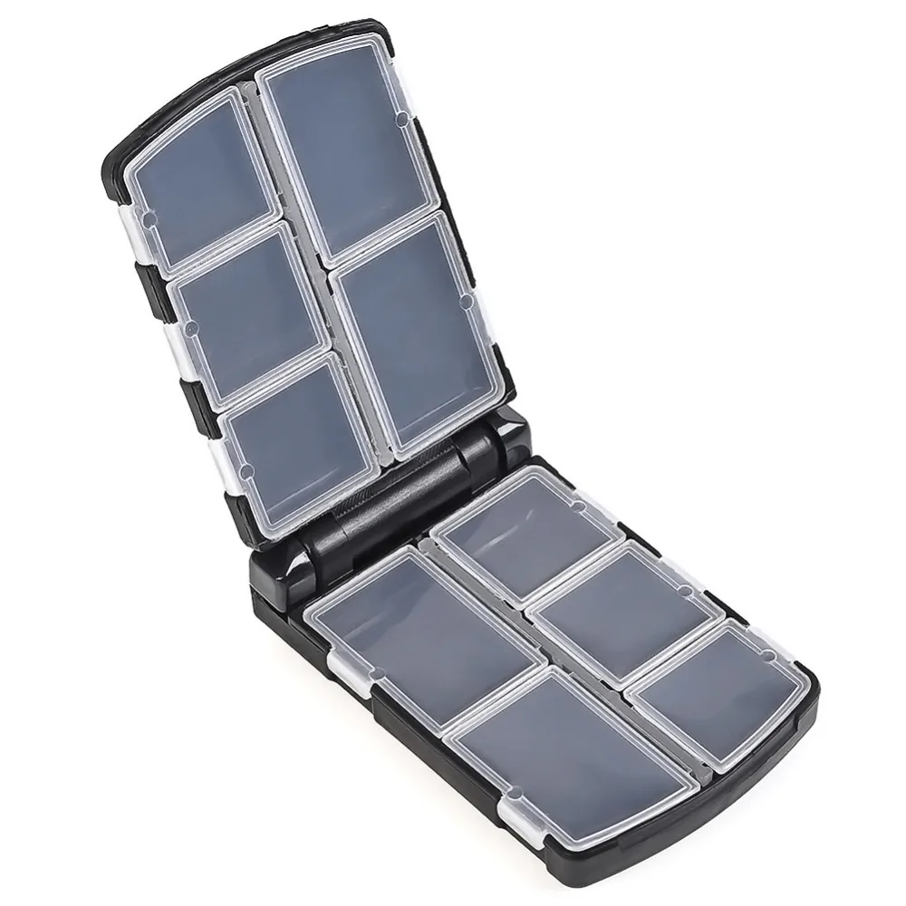 Мини коробка для рыболовных снастей 10 отделений|fishing tackle box|tackle boxfishing accessories |