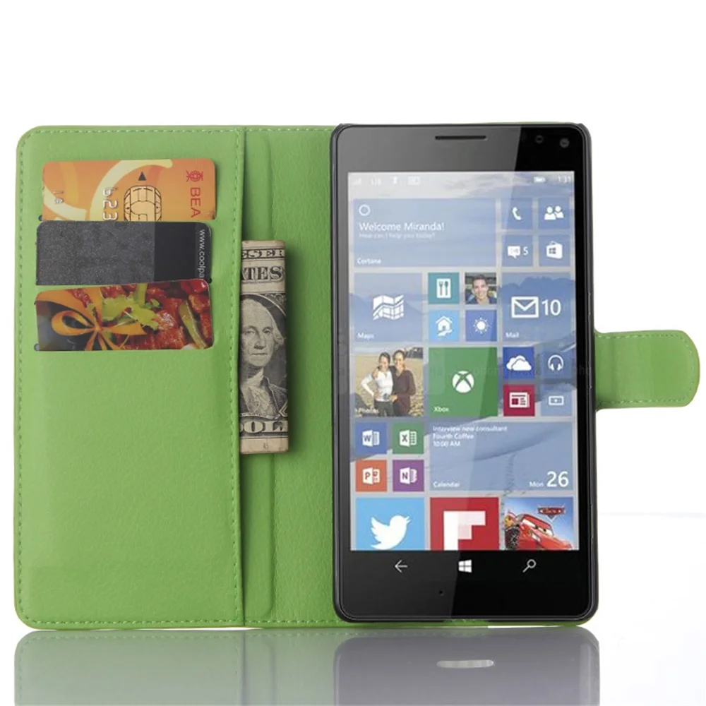 Чехол Cyboris для Nokia Microsoft Lumia 950XL 5 7 &quot с откидной крышкой чехол из зернистой ПУ кожи