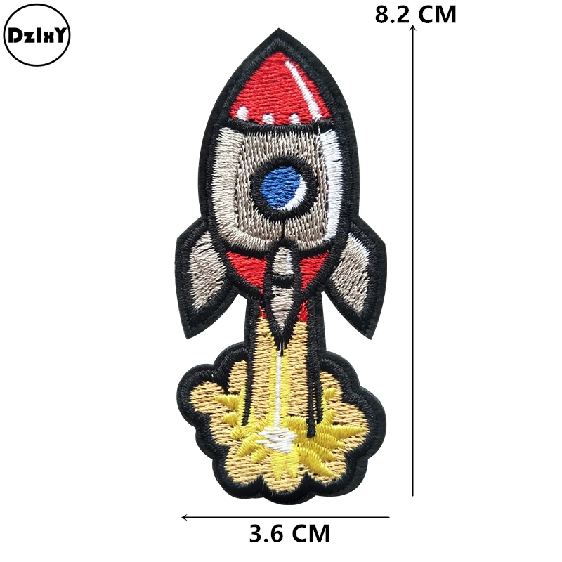 1 PCS Q 16 30 стилей) 1 шт. нашивки для вышивки инопланетянин НЛО для одежды Сделай Сам полоски астронавт одежда для Аппликации Наклейки железные на космическом значке - Цвет: 1 PCS Q 16