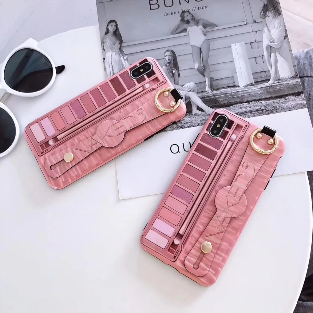 Мягкий силиконовый чехол-браслет для iphone 6 6s 7 8 Plus X Xr Xs Max роскошный модный