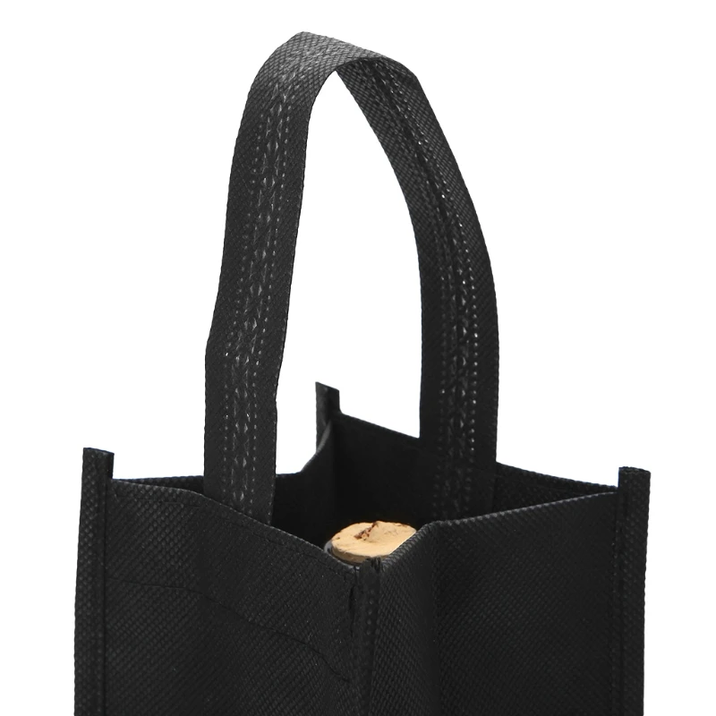 1 шт. нетканые тканевые сумки для бутылок красного вина моющиеся подарочные