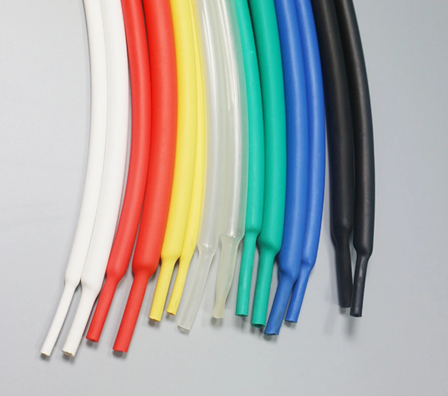 

freeshipping 5meter/lot 19.1mm Flame Retardant Durable Assorted Colors Ratio 3:1 Polyolefin Heat Shrink Tubing Tube 7 colorful