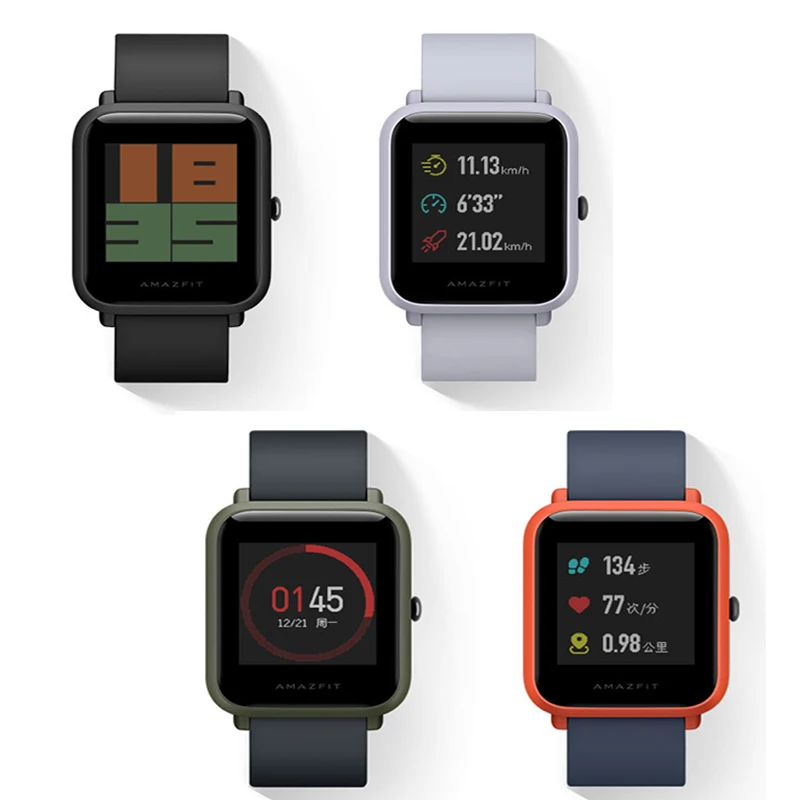 Xiaomi Huami Amazfit Смарт часы молодежное издание фитнес трекер для измерения сердечного
