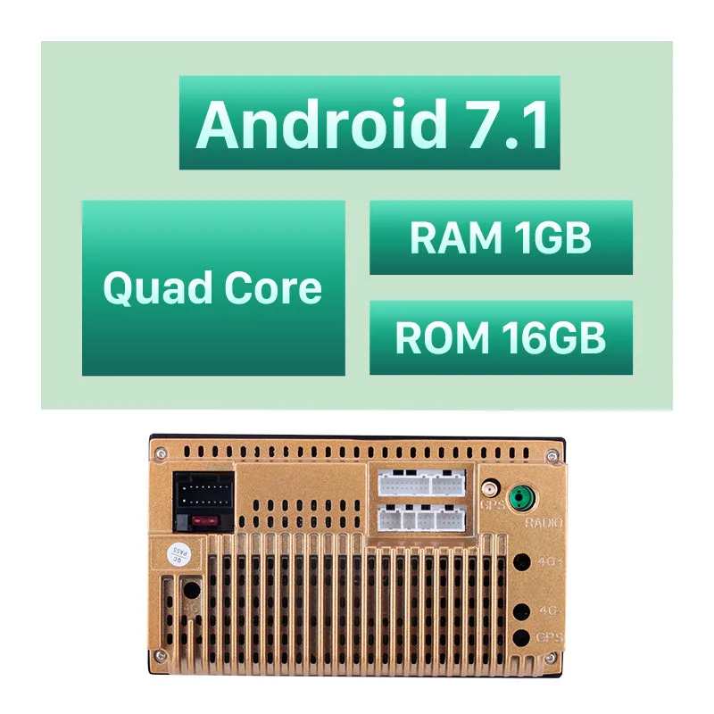 Seicane 2din Android 8,1 9 дюймов 8-ядерный HD сенсорный Bluetooth gps автомобиль радио для 2013 AUDI Q3 Поддержка RDS - Цвет: Android 7.1