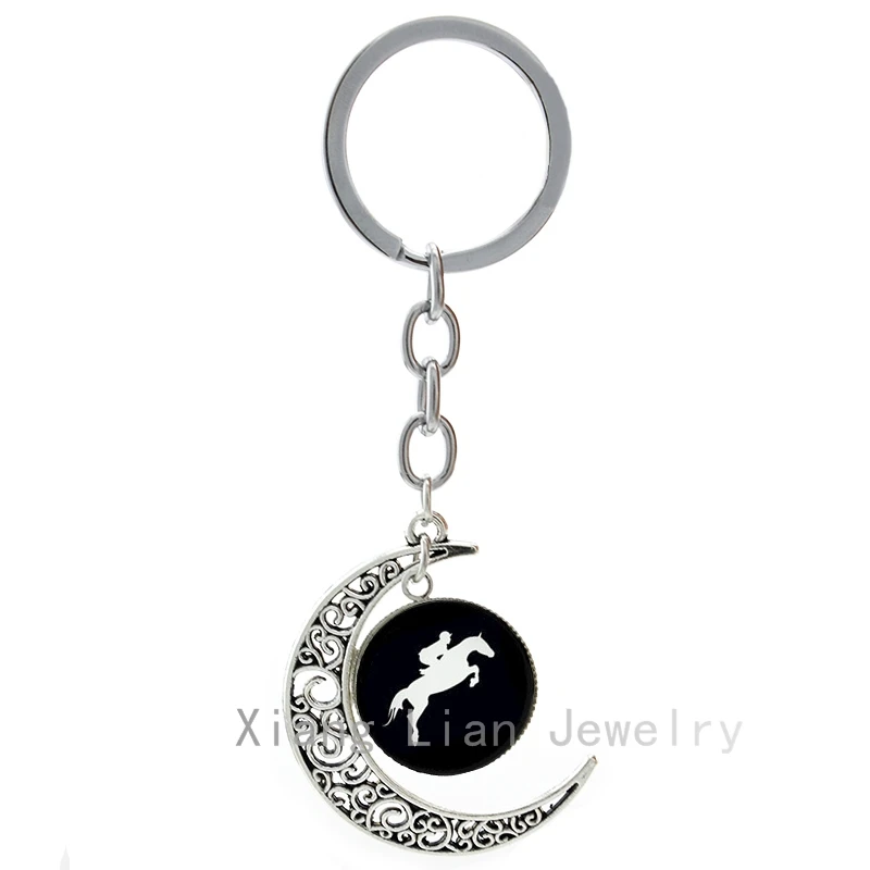 Брелок для верховой езды модное кольцо конного спорта в стиле Дерби винтажный