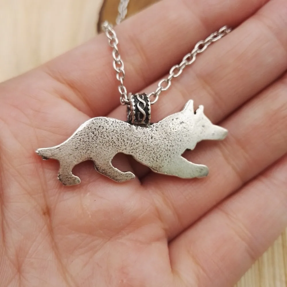 1 шт. Прямая поставка новинка Лидер продаж модное ожерелье унисекс с волком и