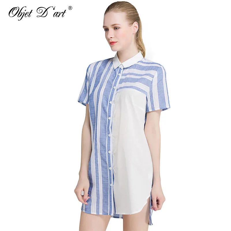 2018 летние женские блузки брендовые качественные хлопковые Блузы mujer длинные